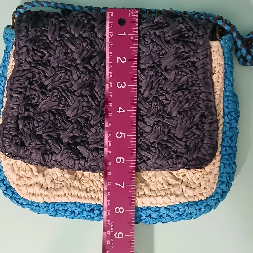 J. Crew Woven Crossbody Bag